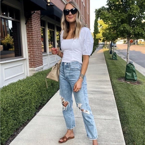 Agolde 90’s Vagabond Jeans Blue - Picture 4 of 10